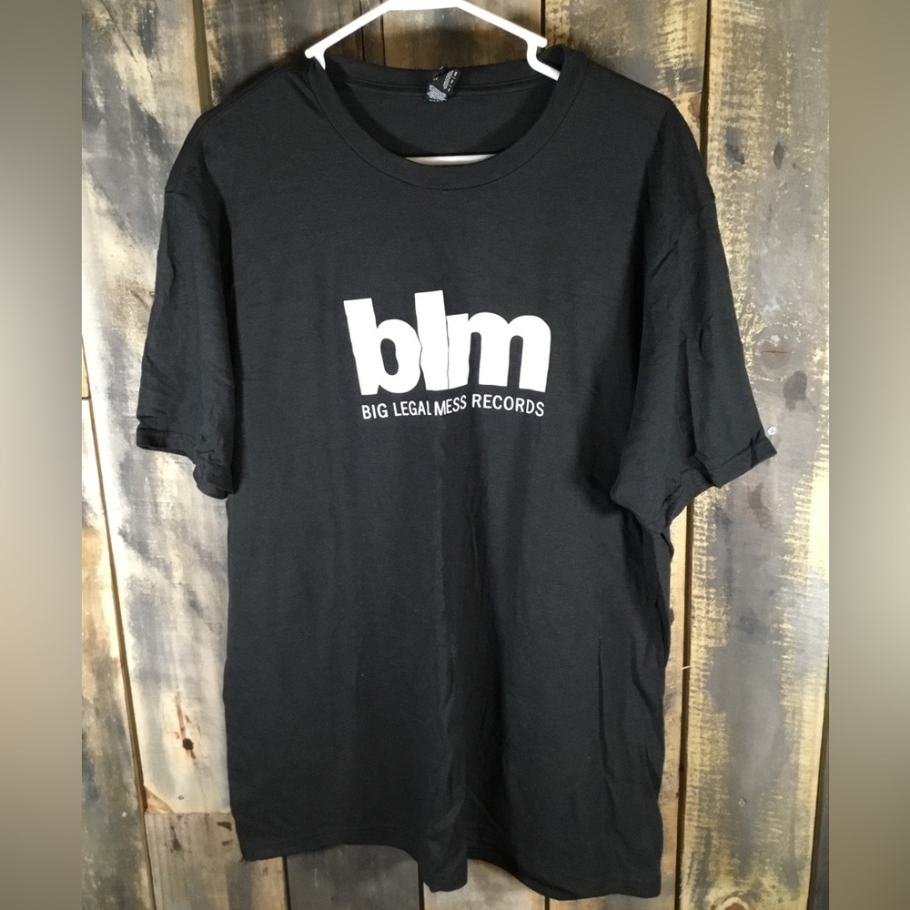 Big Legal Mess Records t-shirt mens size XL NWOT